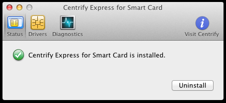 Centrify express for mac smart card holder